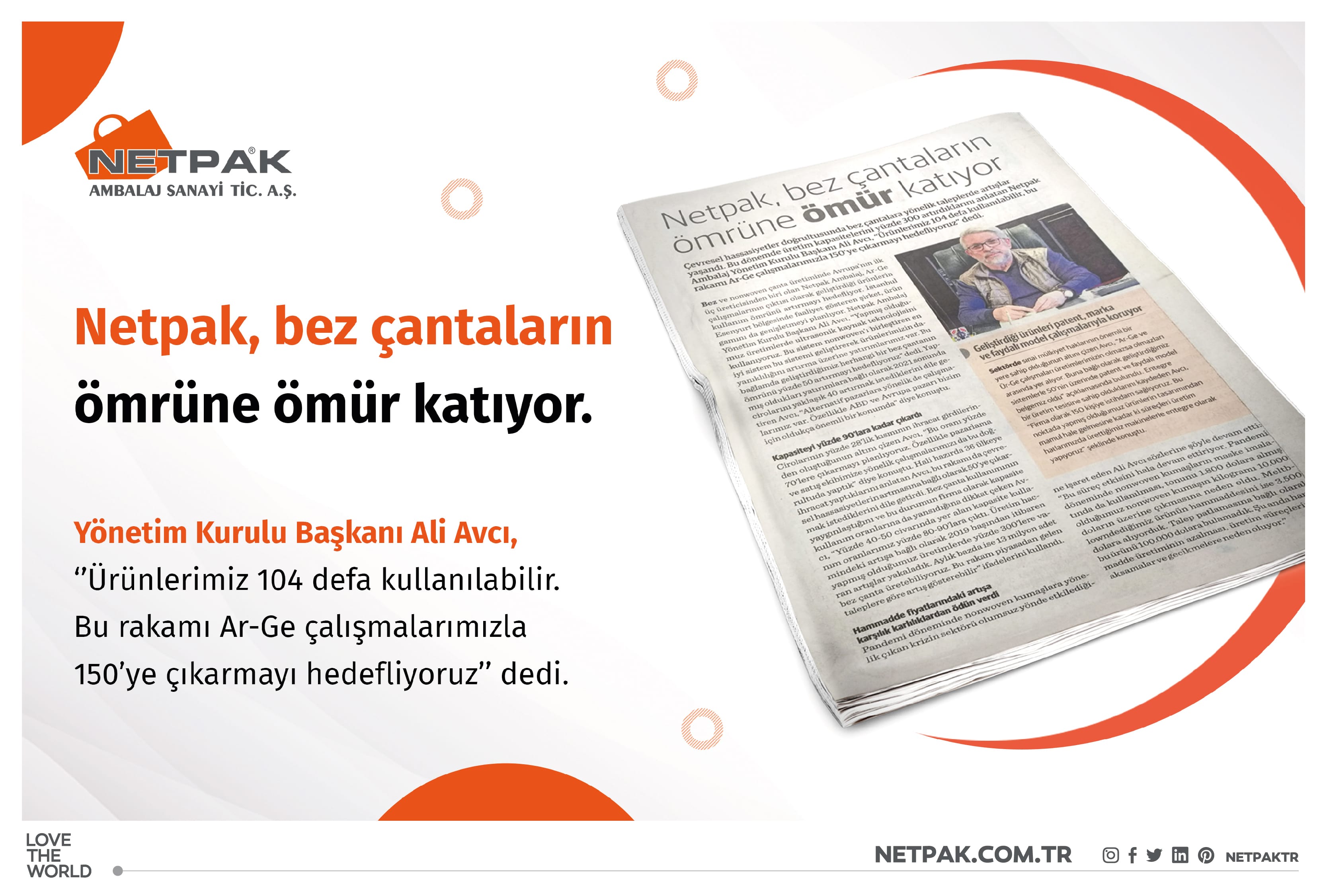 Netpak Bez Çanta