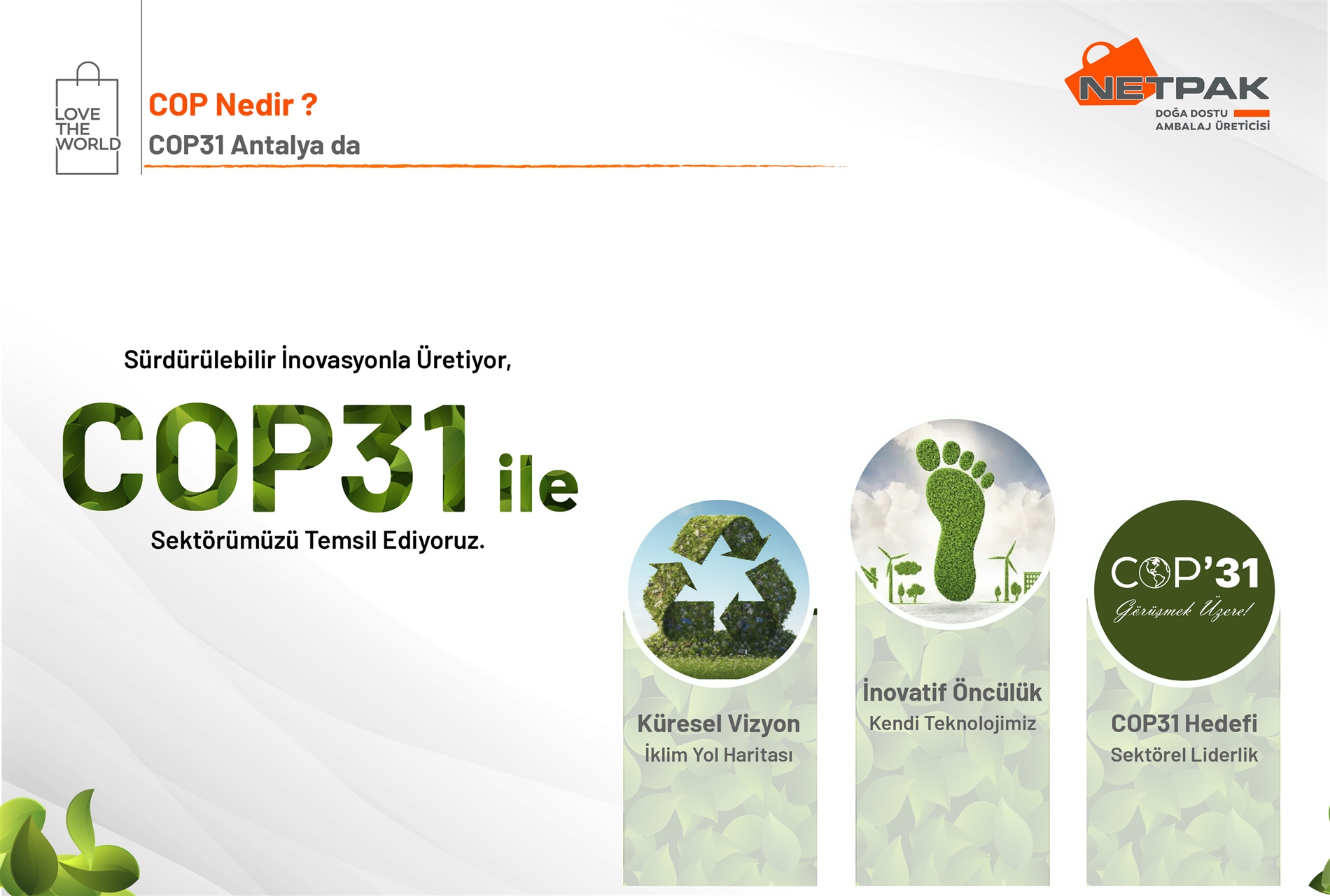 COP Nedir? İklim İçin Netpak Çözümleri