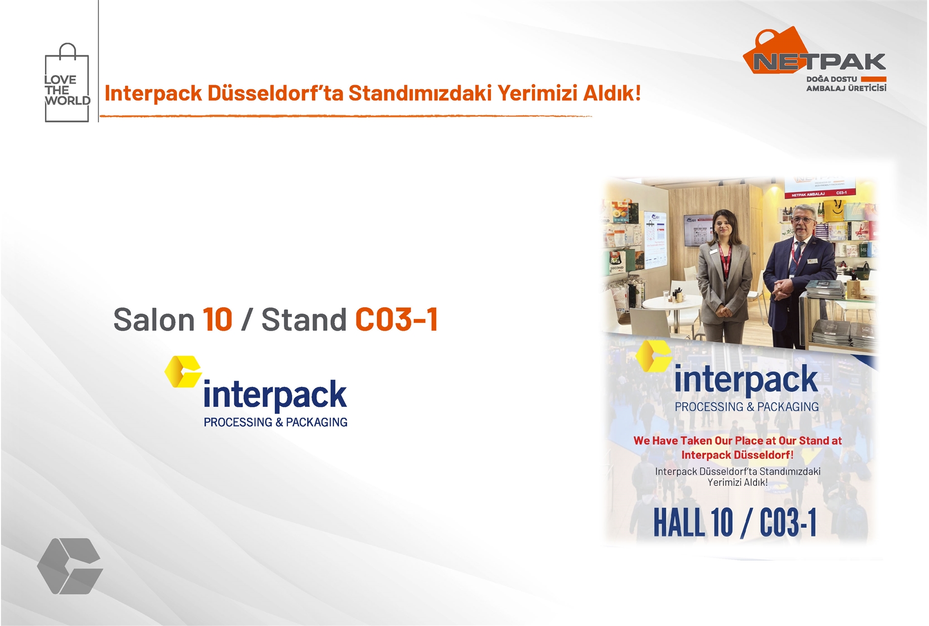 Netpak Ambalaj Interpack 2026 Dusseldorf Standı