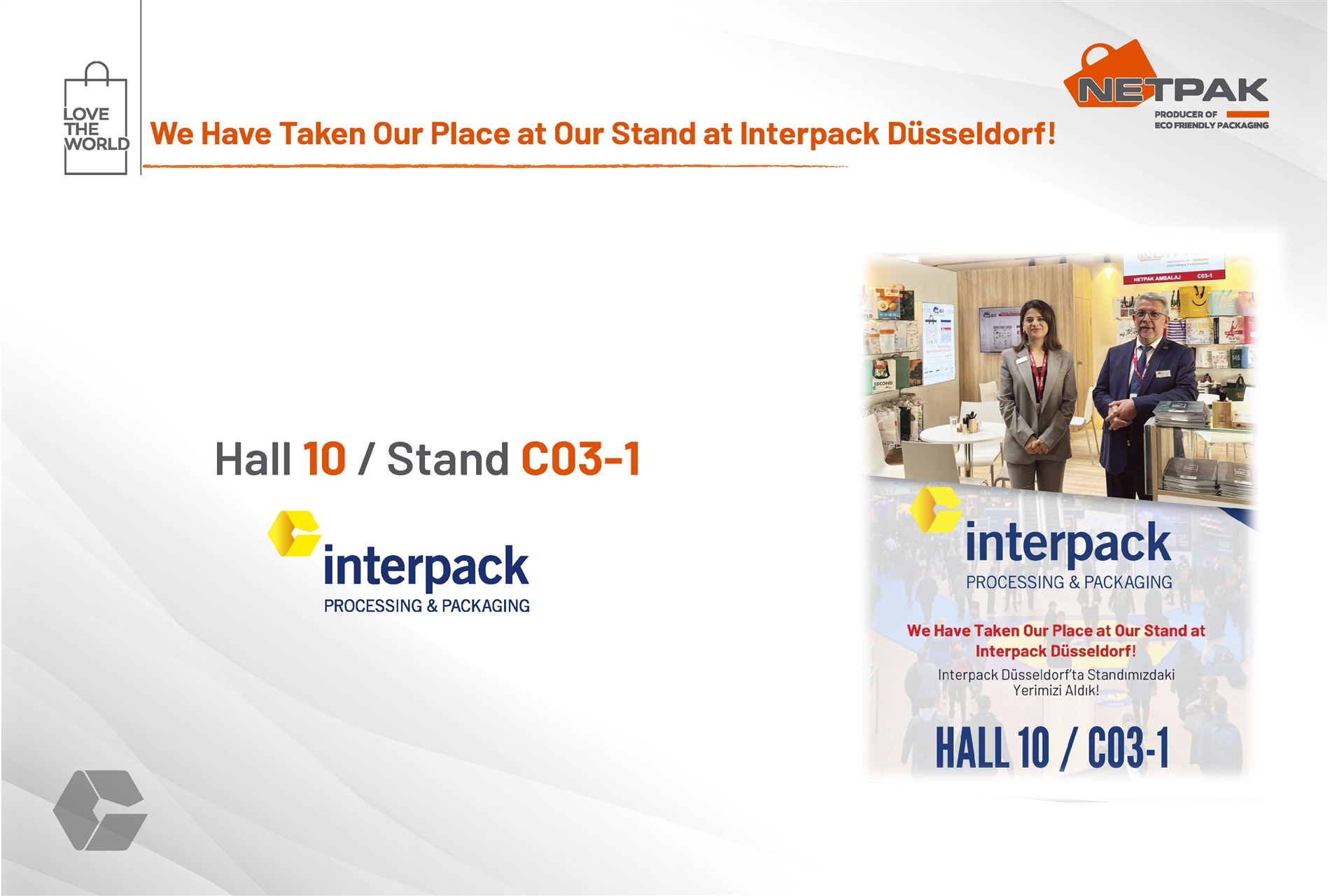 Netpak Ambalaj Stand at Interpack Dusseldorf 2026