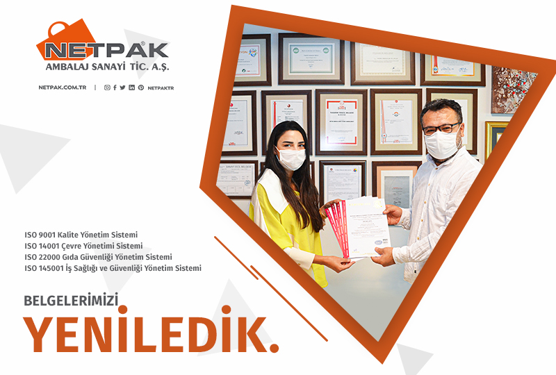 netpak Bez Çanta Üreticisi Netpak Ambalaj Belgelerini Yeniledi!