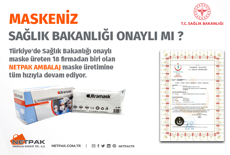 Netpak Bez Çanta Soruyor: Maskeniz Sağlık Bakanlığı Onaylı mı?