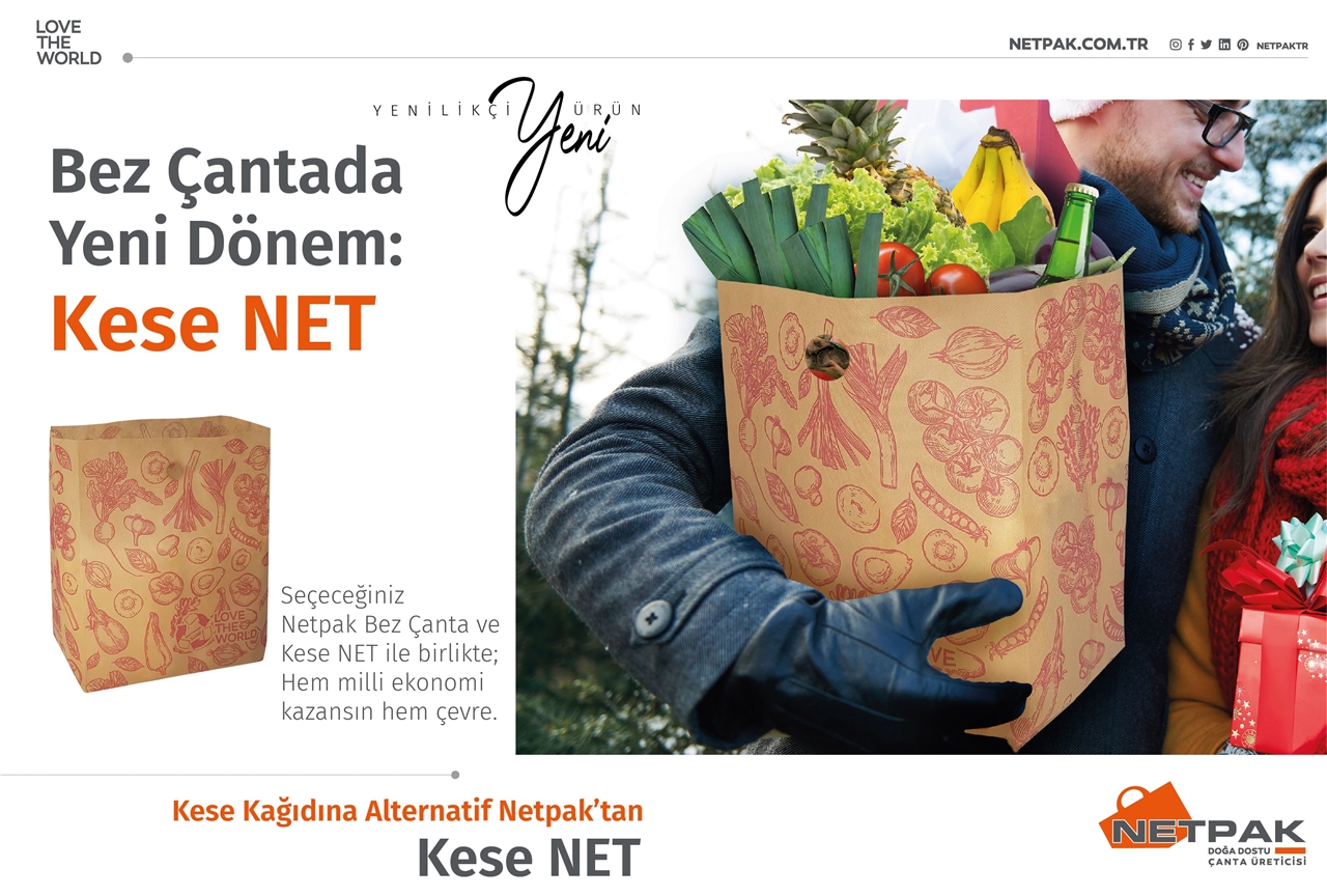 Kese Kağıdına Alternatif Netpak Kese NET