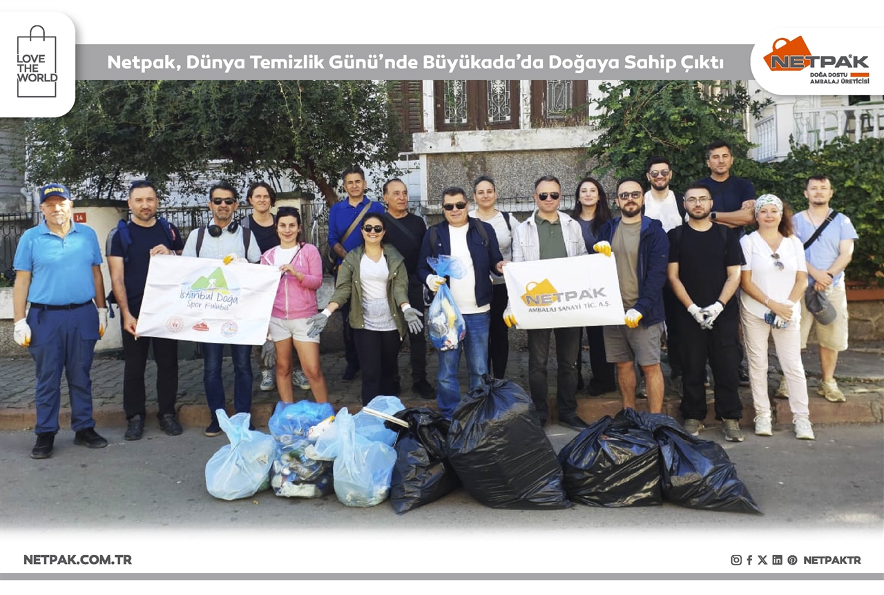 Netpak Protects Nature on Büyükada on World Cleanup Day