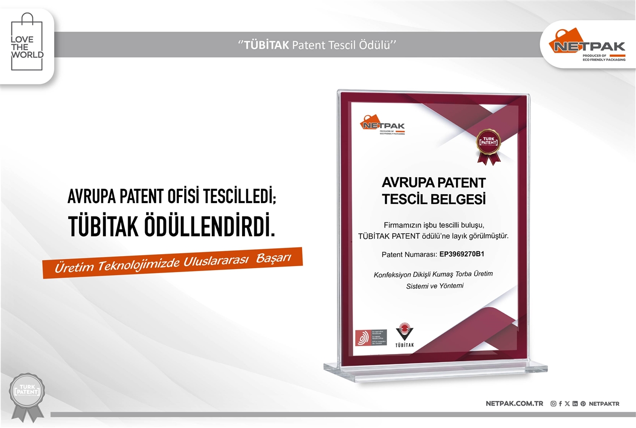 Avrupa Patent Ofisi Tescilledi TÜBİTAK Ödüllendirdi: Üretim Teknolojimizde Uluslararası Başarı