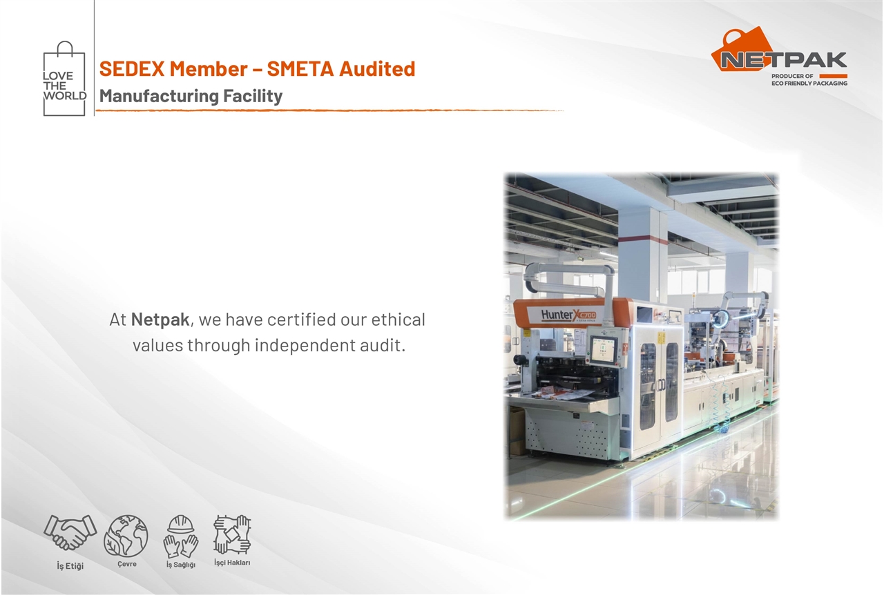 netpak Netpak Ambalaj SMETA 4-Pillar Standartlarını Süreçlerine Dahil Etti