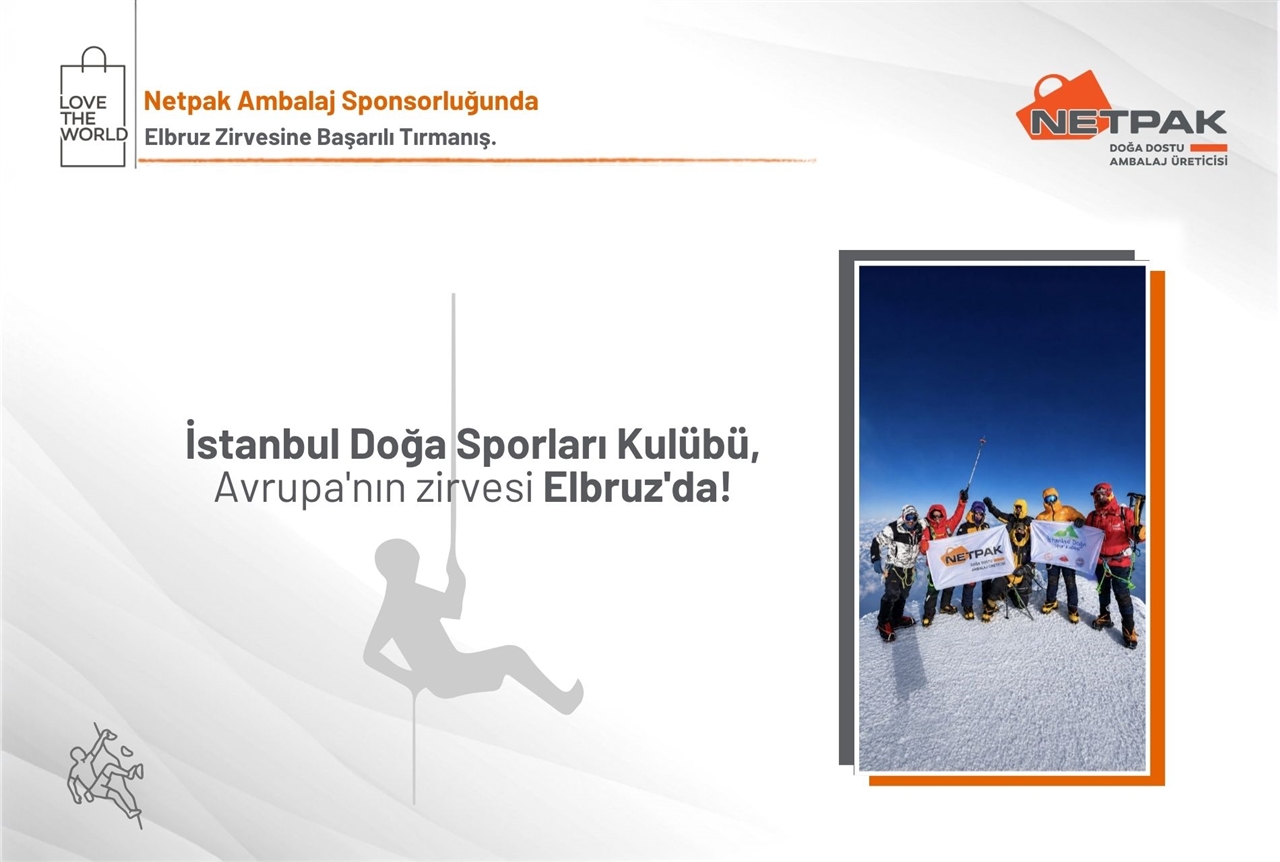 Successful Ascent of Mount Elbrus Sponsored by Netpak Ambalaj