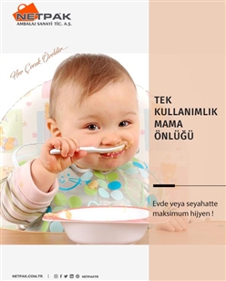  Tek Kullanımlık Mama Önlüğü